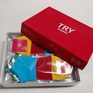 트라이 여성 발목양말 10켤레 국산