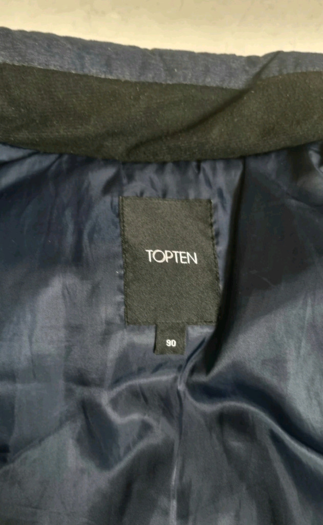 탑텐 여성 다운패딩 조끼 베스트 네이비 90사이즈 이미지