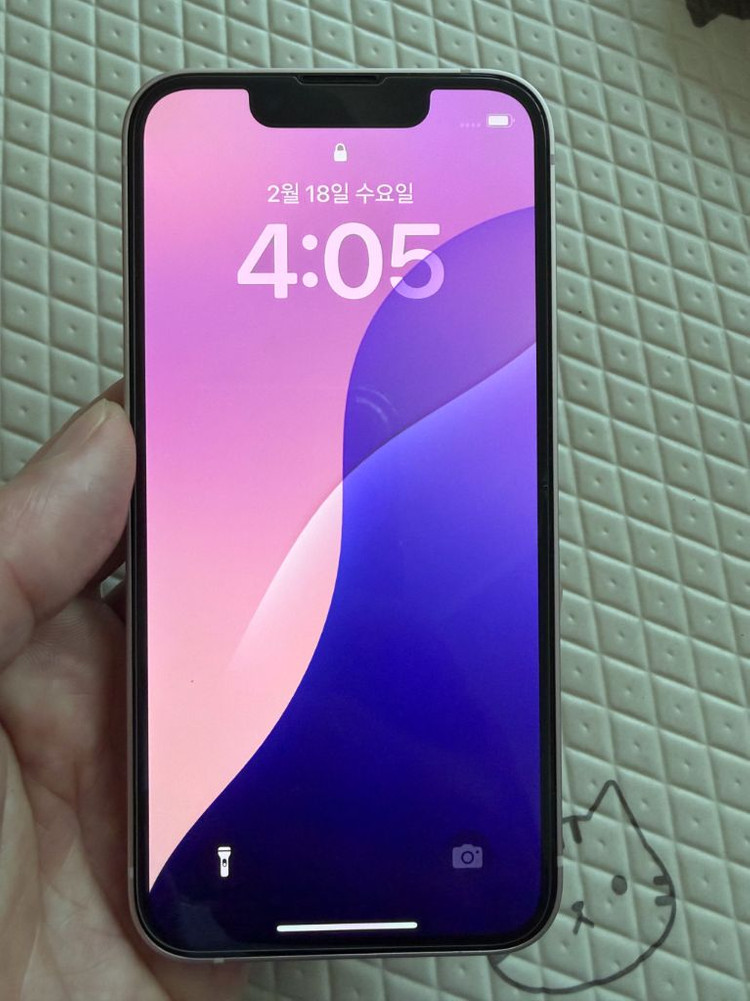 스마트폰 핑크 128GB--7