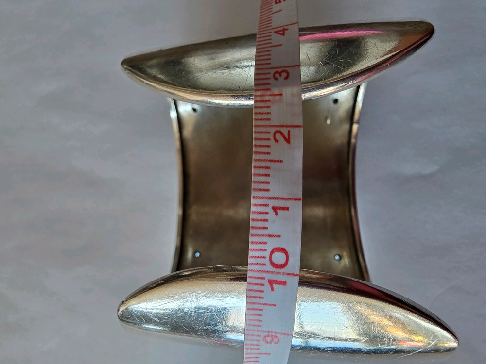 스털링실버+18K 크롬하츠디쟌 커프 팔찌--5