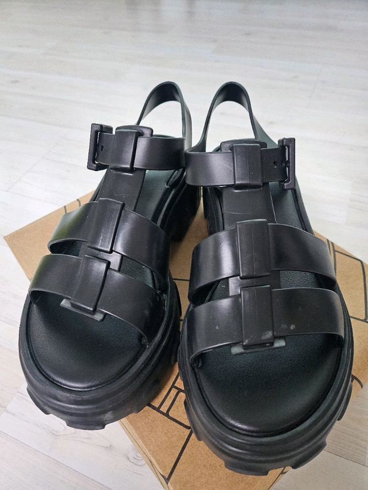 멜리사 우먼 엘라 샌들 블랙 이미지