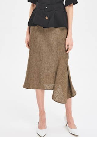 타임 time qc 언밸런스 패널 스커트 55 사이즈 이미지