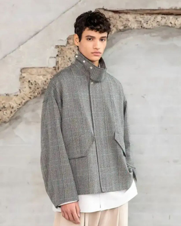 비긴202 멀티체크 블루종--2