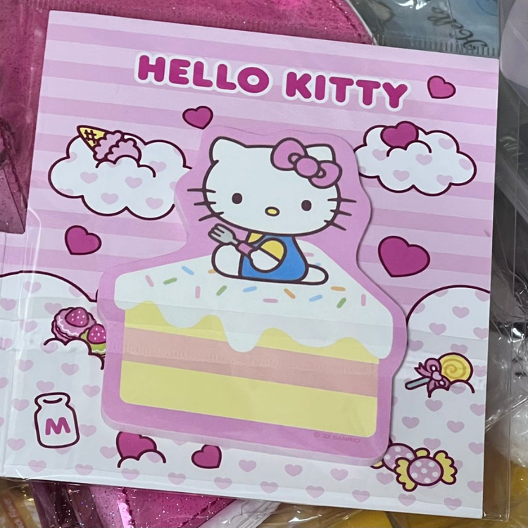 산리오 헬로키티 폴딩 스티키 메모--1