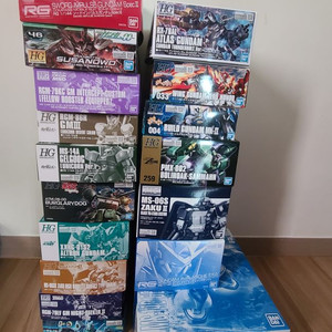 반다이 미개봉 건담 프라모델