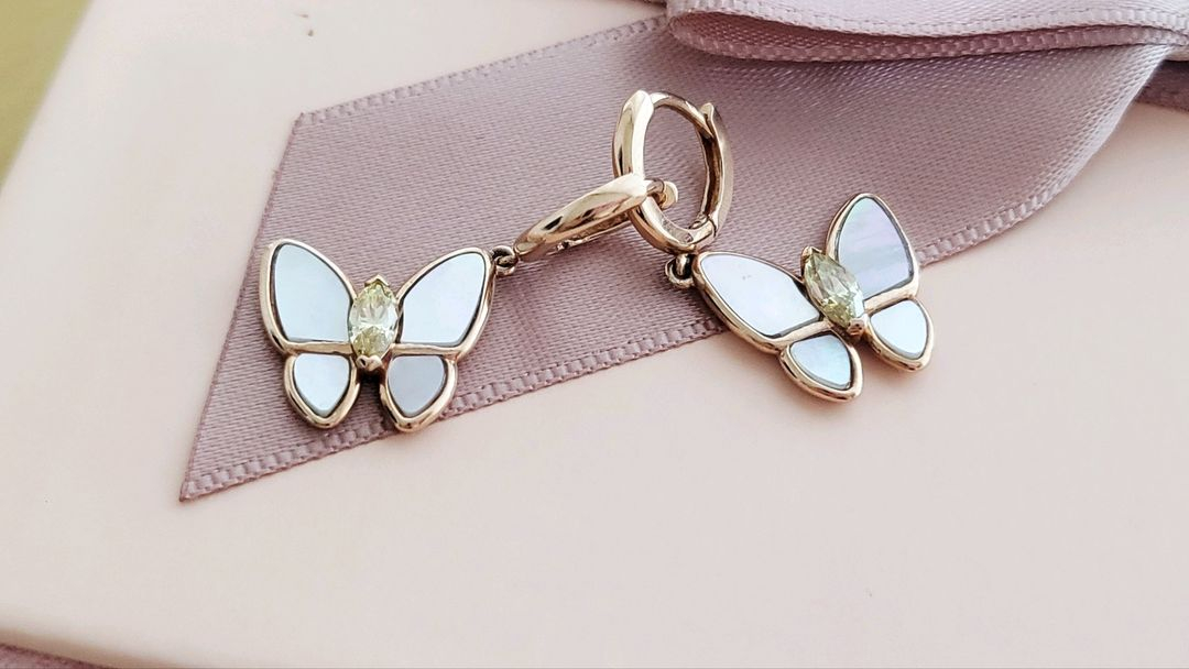 14k자개나비귀걸이--1