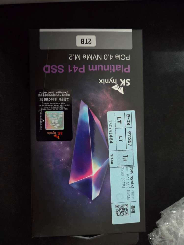 하이닉스 2TB SSD + 씨게이트 4TB 하드 같이 싸게 팝니다. 이미지