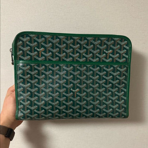 고야드 쥬방스 클러치백 GM 그린