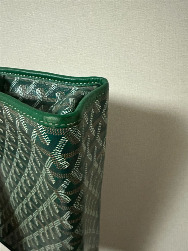 고야드 쥬방스 클러치백 GM 그린--2