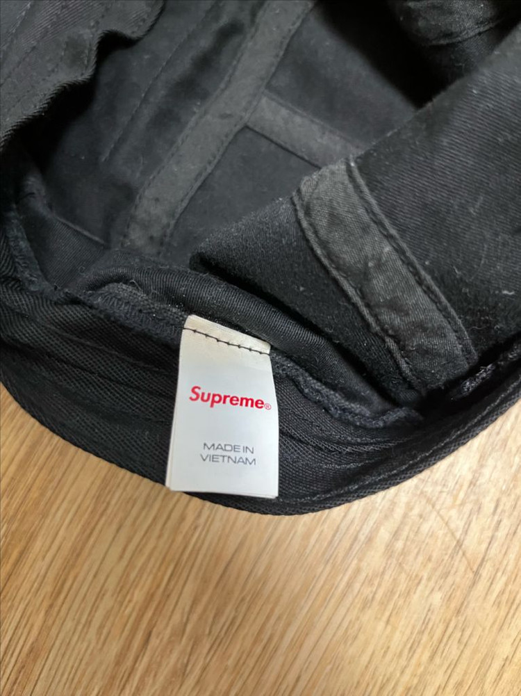 슈프림 23fw 밀리터리 캠프캡 블랙--5