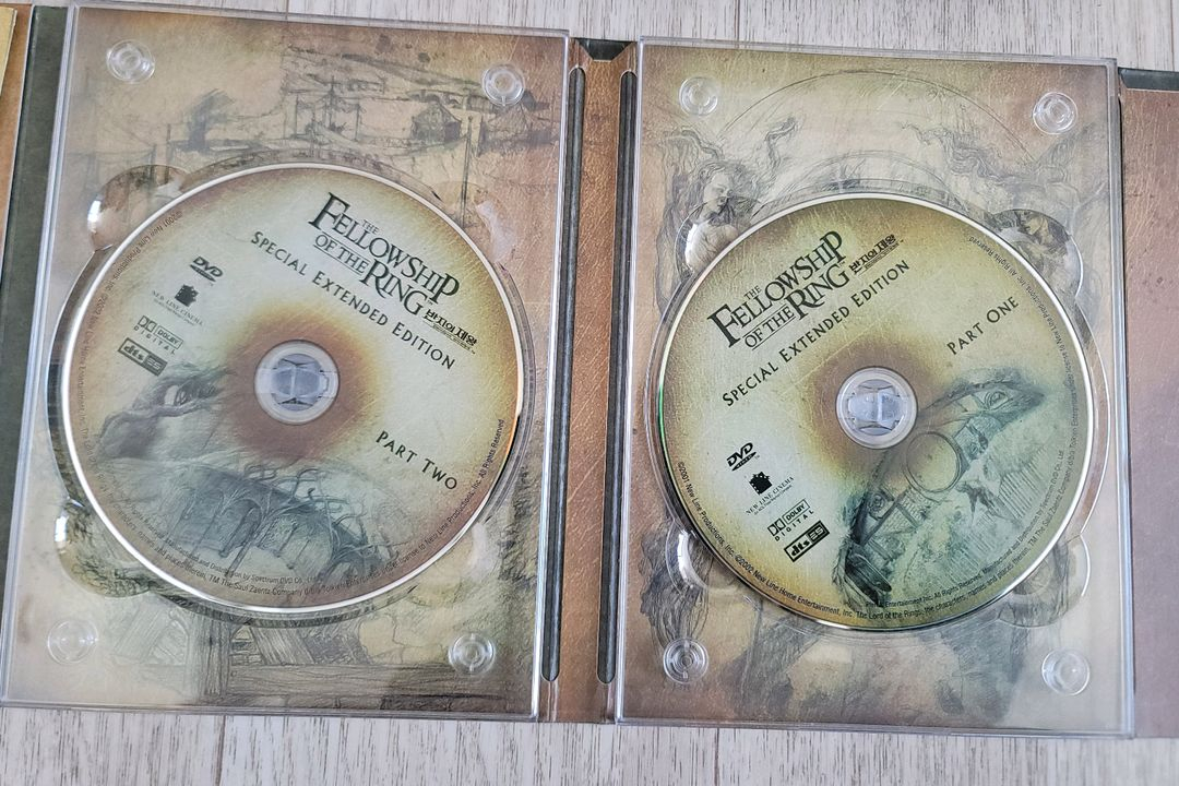 반지의 제왕 반지 원정대 확장판 DVD--3