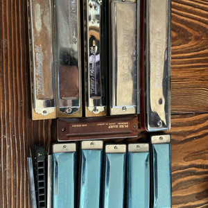 하모니카 여러개 TOMBO, SUZUKI 외 이미지