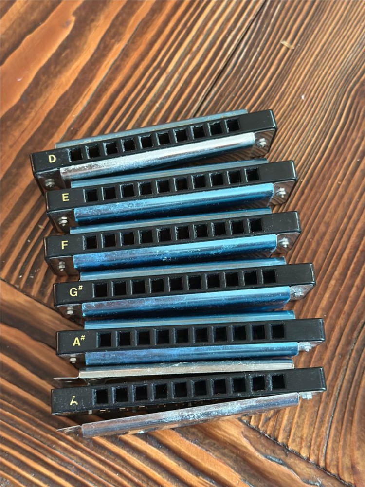 하모니카 여러개 TOMBO, SUZUKI 외 이미지