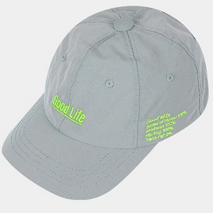 (20%할인가) glgk 굿라이프 자수 볼캡 그레이 미개봉 새제품