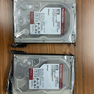 웨스턴디지털 Red 8TB NAS 하드디스크 2개 세트