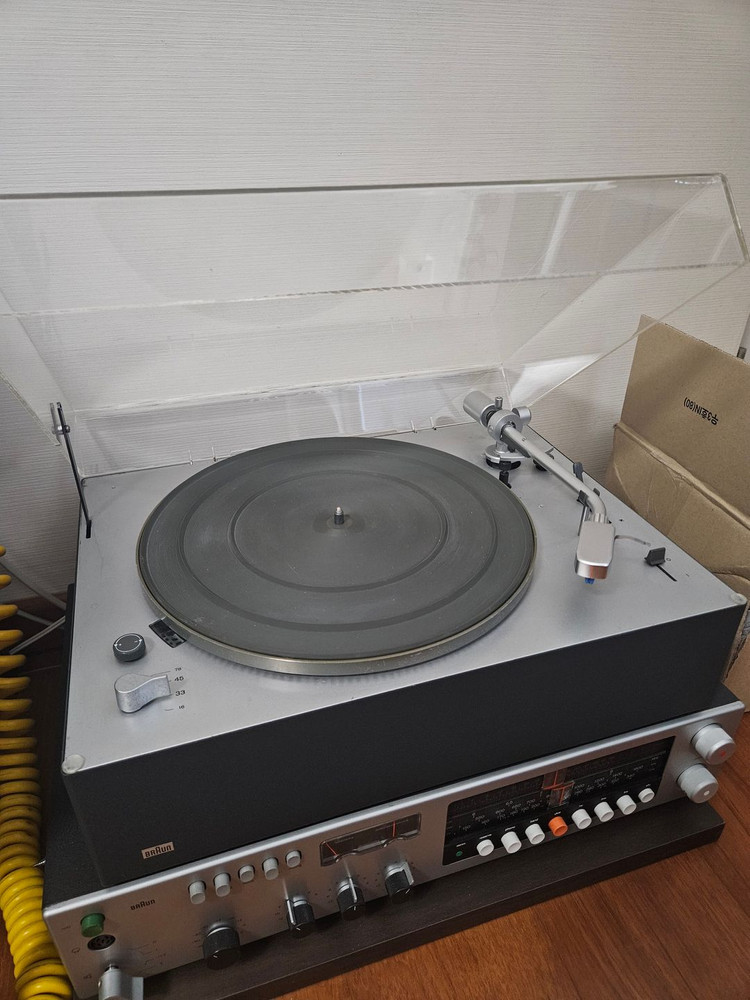 브라운 빈티지 턴테이블 PS500_73만원 팝니다. 이미지