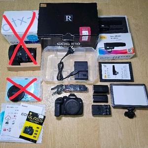 캐논 R10 + 영상 악세사리 셋 팝니다