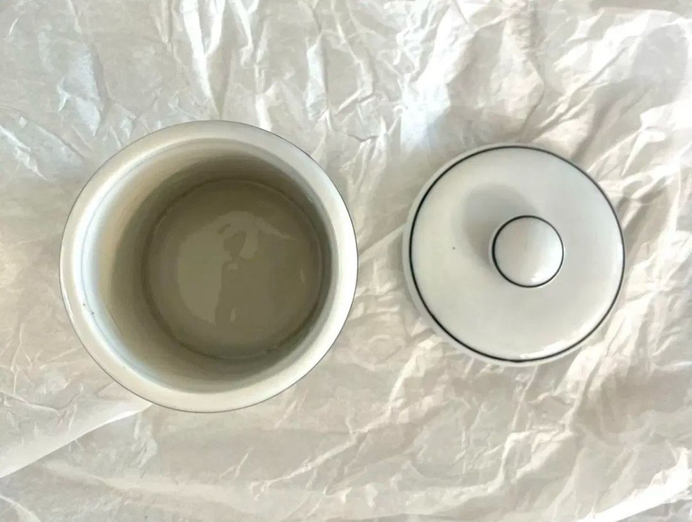 빈티지 블랙라인 스톤웨어--1