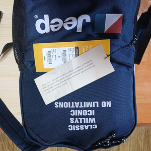 JEEP 키즈 베낭 ( 미사용품)가격내림.