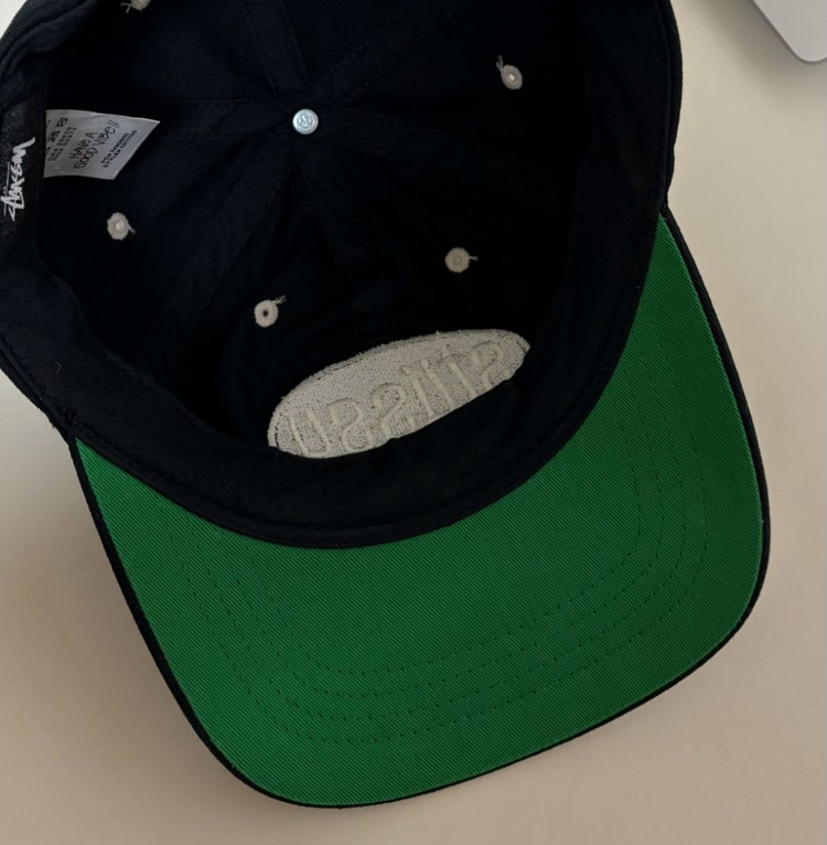 스투시 핏스탑 로우 프로 캡 블랙 Stussy Pitstop--3
