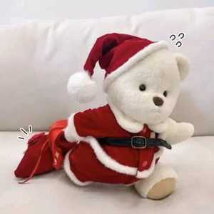 테디테일즈 레나베어 단모 M 크림 정품 산타 당근토끼핑크 원피스 이미지