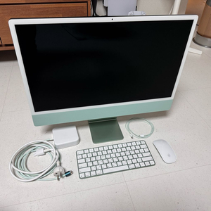 애플 아이맥 M1 고급형 8 Core CPU / 8 Core GPU 24inch 256GB