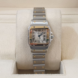 까르띠에 산토스 갈베 콤비 스몰 (썬레이+신형스트랩)오토 W20057C4 이미지