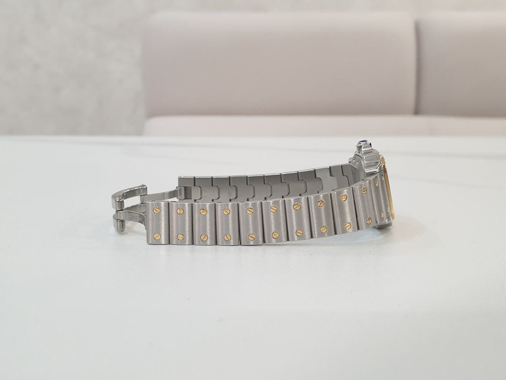 까르띠에 산토스 갈베 콤비 스몰 (썬레이+신형스트랩)오토 W20057C4 이미지