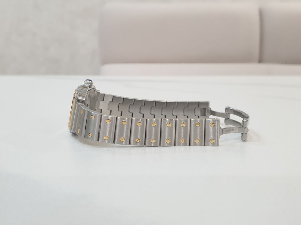 까르띠에 산토스 갈베 콤비 스몰 (썬레이+신형스트랩)오토 W20057C4 이미지