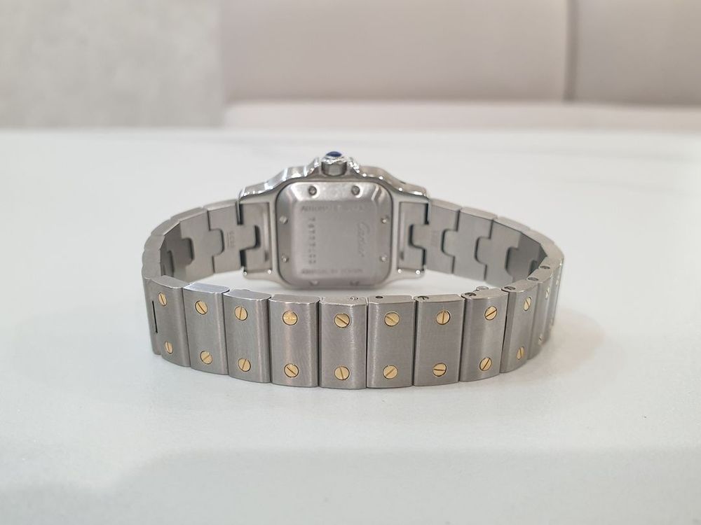 까르띠에 산토스 갈베 콤비 스몰 (썬레이+신형스트랩)오토 W20057C4 이미지