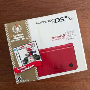 북미판 닌텐도 DSi XL 마리오 25주년 한정판 미개봉 이미지