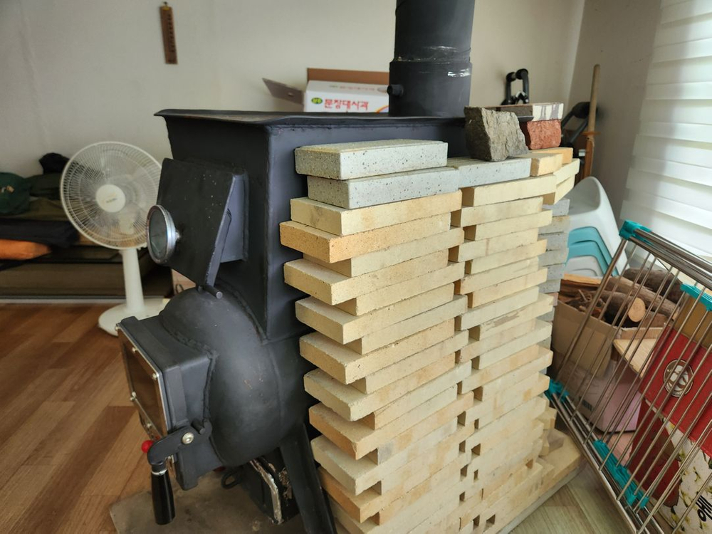 화목난로 이미지