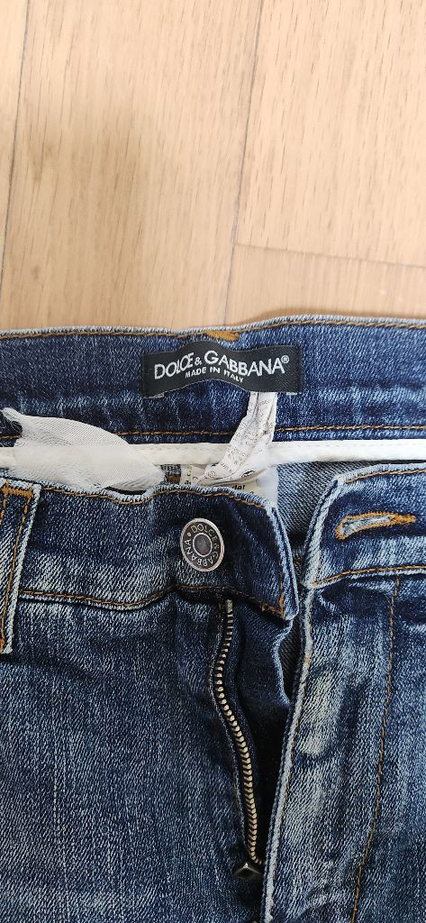 돌체앤가바나 12ss 히든플레이트 중청 데님 48--1