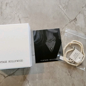 새상품) 빈티지헐리우드 진주목걸이 이미지