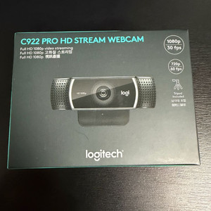 로지텍 C922 Pro 웹캠 (미개봉)