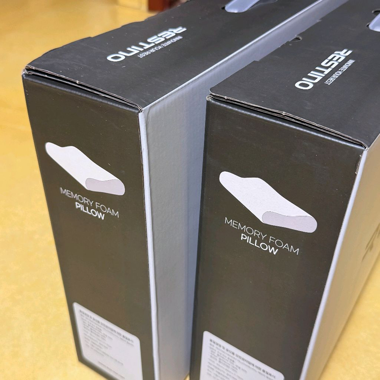 레스티노 프리미엄 텐셀 메모리폼 경추베개 미개봉 새상품 판매합니다.--4