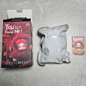 팝마트 스컬판다 땅콩 키링