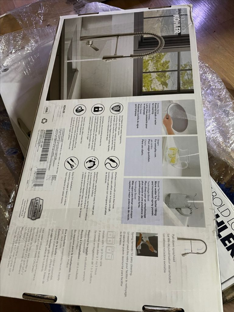 콜러 바인드 주방수전 무광--2