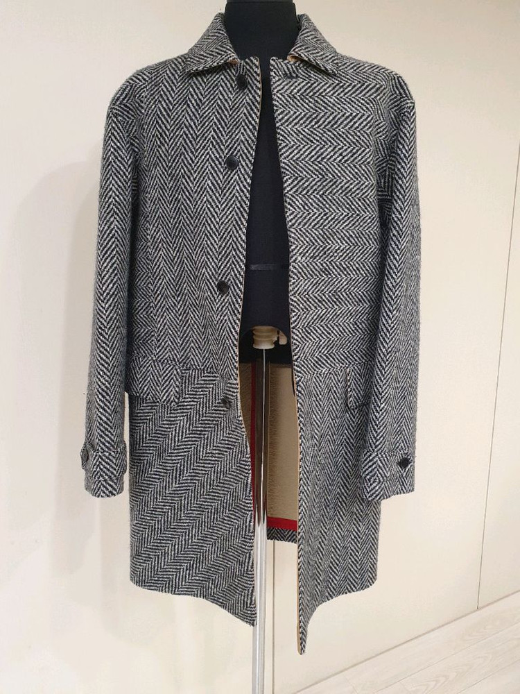 정품 발렌티노 헤링본 자켓 코트 L사이즈--0