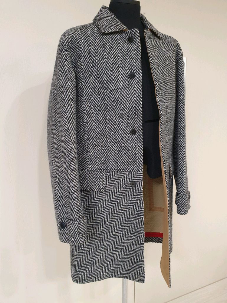 정품 발렌티노 헤링본 자켓 코트 L사이즈--2