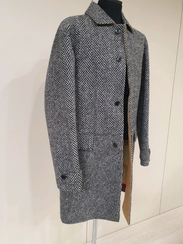정품 발렌티노 헤링본 자켓 코트 L사이즈--4