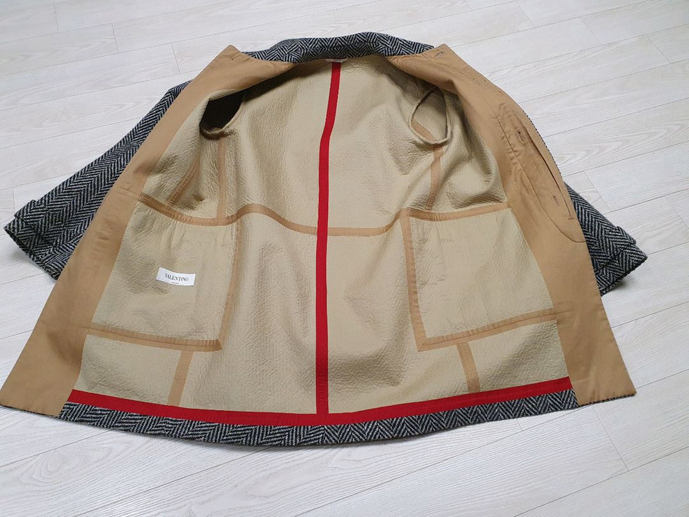 정품 발렌티노 헤링본 자켓 코트 L사이즈--7