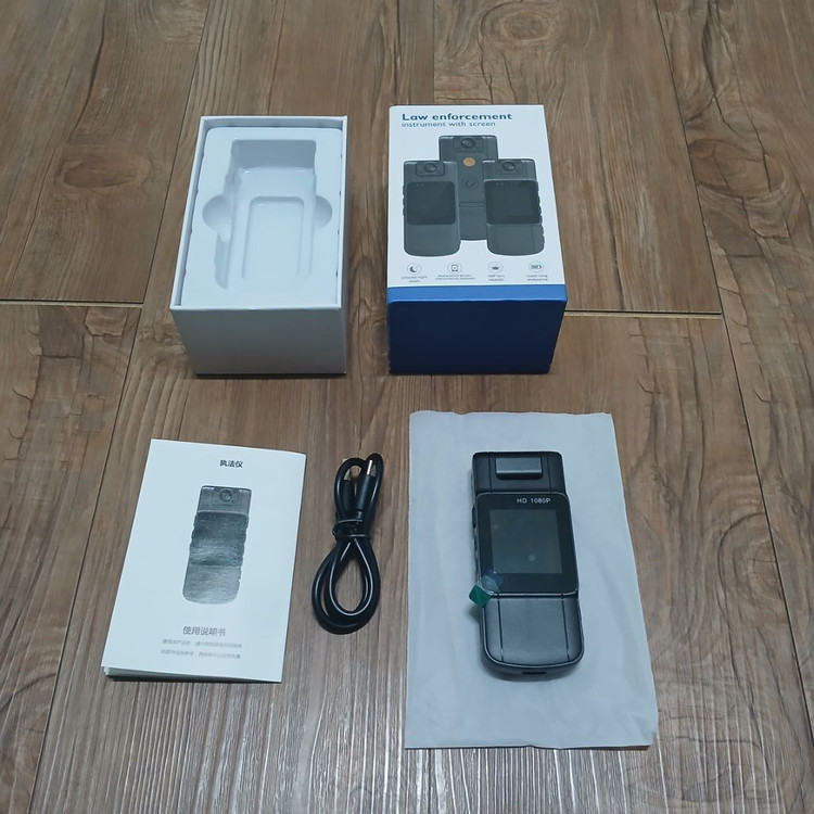 (새상품)C충전 바디캠 액션캠 카메라 한글 FHD 1080P--9