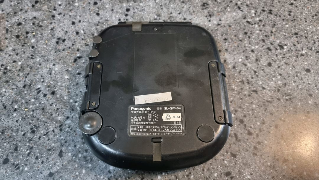 파라소닉 쇼크웨이브 sw404 포터블 CD 플레이어 이미지