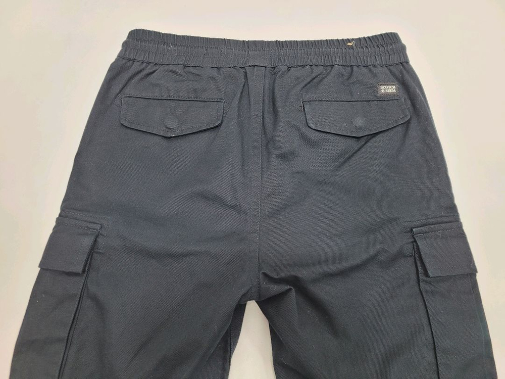 스카치 앤 소다 키즈 루즈테이퍼드핏 밴딩 카고 팬츠 / 아동 140 블랙--13