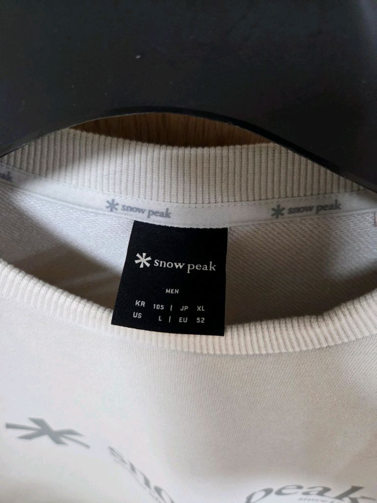 스노우피크 맨투맨 105 팝니다--1