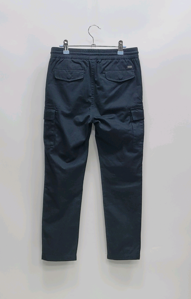 스카치 앤 소다 키즈 루즈테이퍼드핏 밴딩 카고 팬츠 / 아동 140 블랙--1