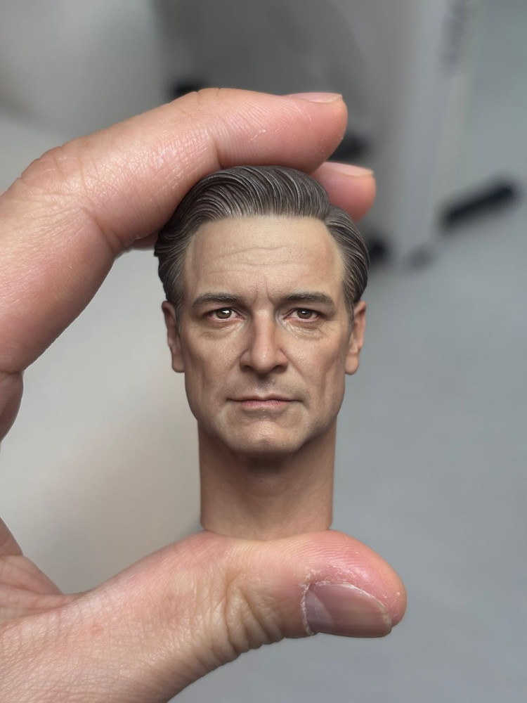 1/6 피규어 커스텀 판매 (킹스맨 해리 하트, 다크나이트 라이즈 브루스 웨인 미도색 헤드)--0