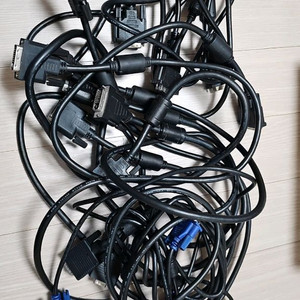 VGA, 듀얼 DVI, 싱글 DVI 케이블 판매합니다.