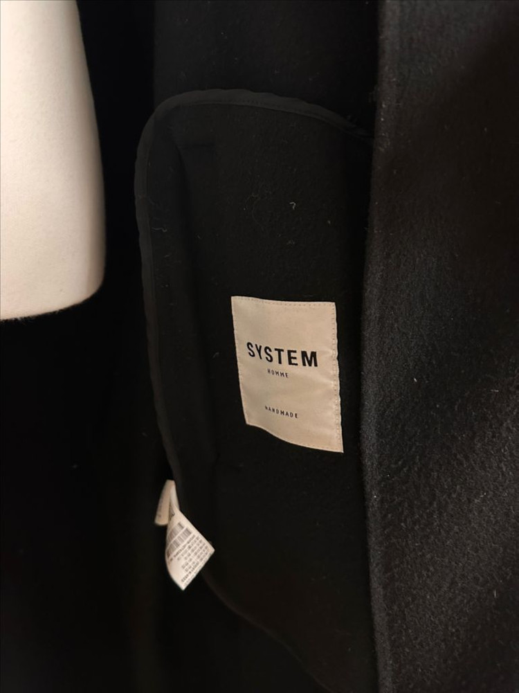 [무배] 시스템옴므 남성용 울코트(95사이즈)--4